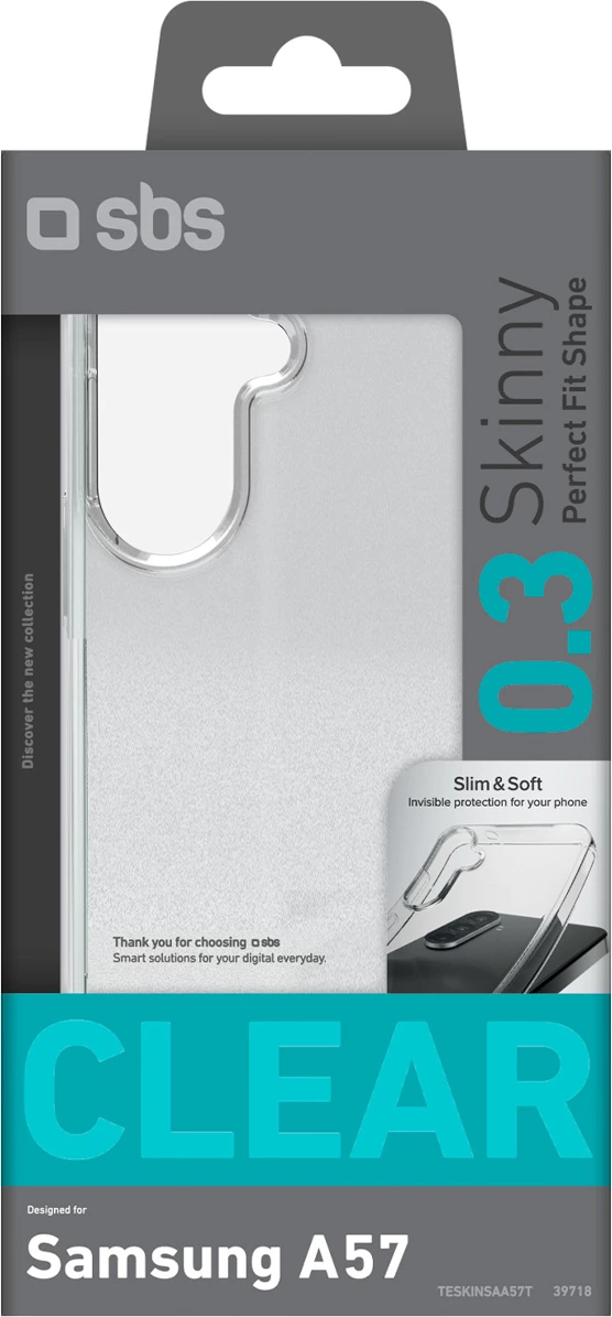 Mbështjellës SBS Skinny Cover për Samsung Galaxy A57, transparent