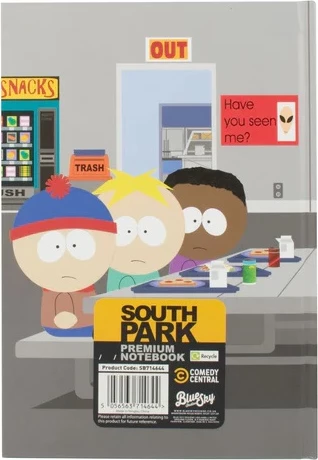 Fletore BLUE SKY South Park A5 Premium 120 faqe me vija, kapak i fortë