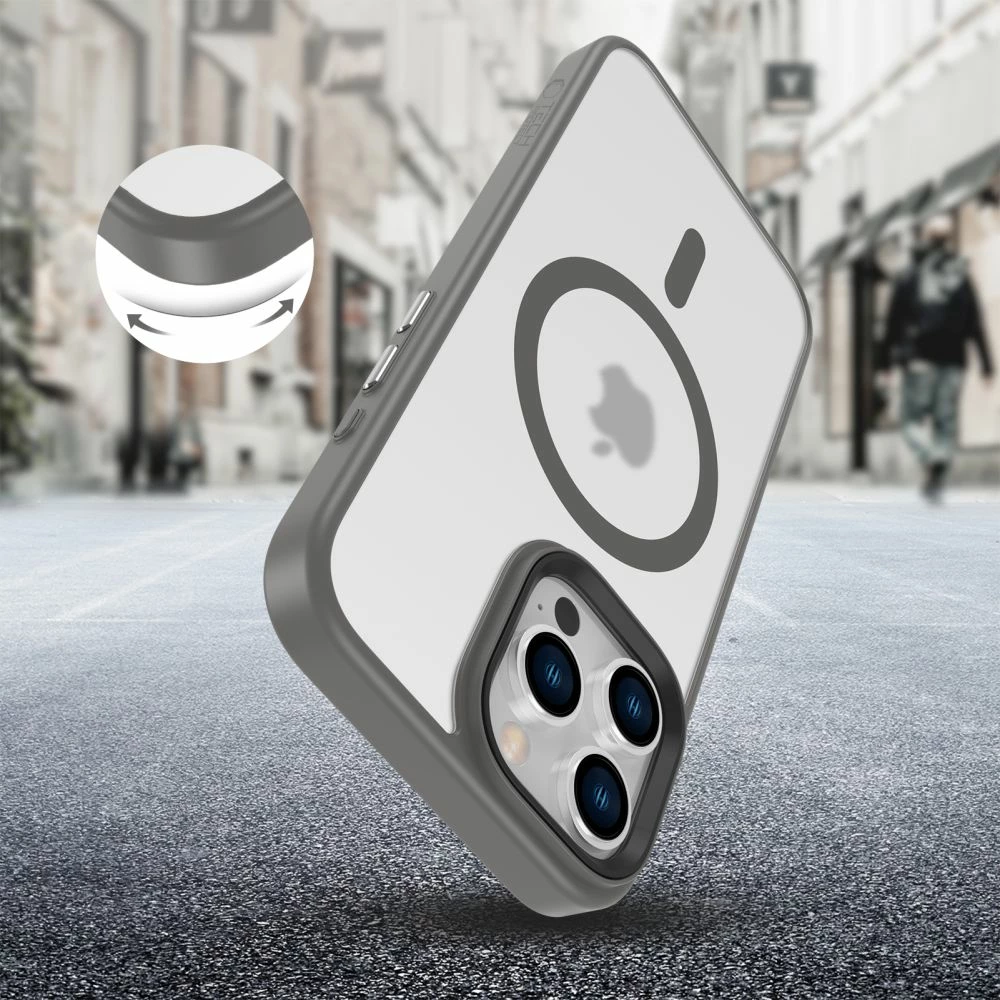 Mbështjellës Tech-Protect MagMat MagSafe për iPhone 16 Pro Max, titanium