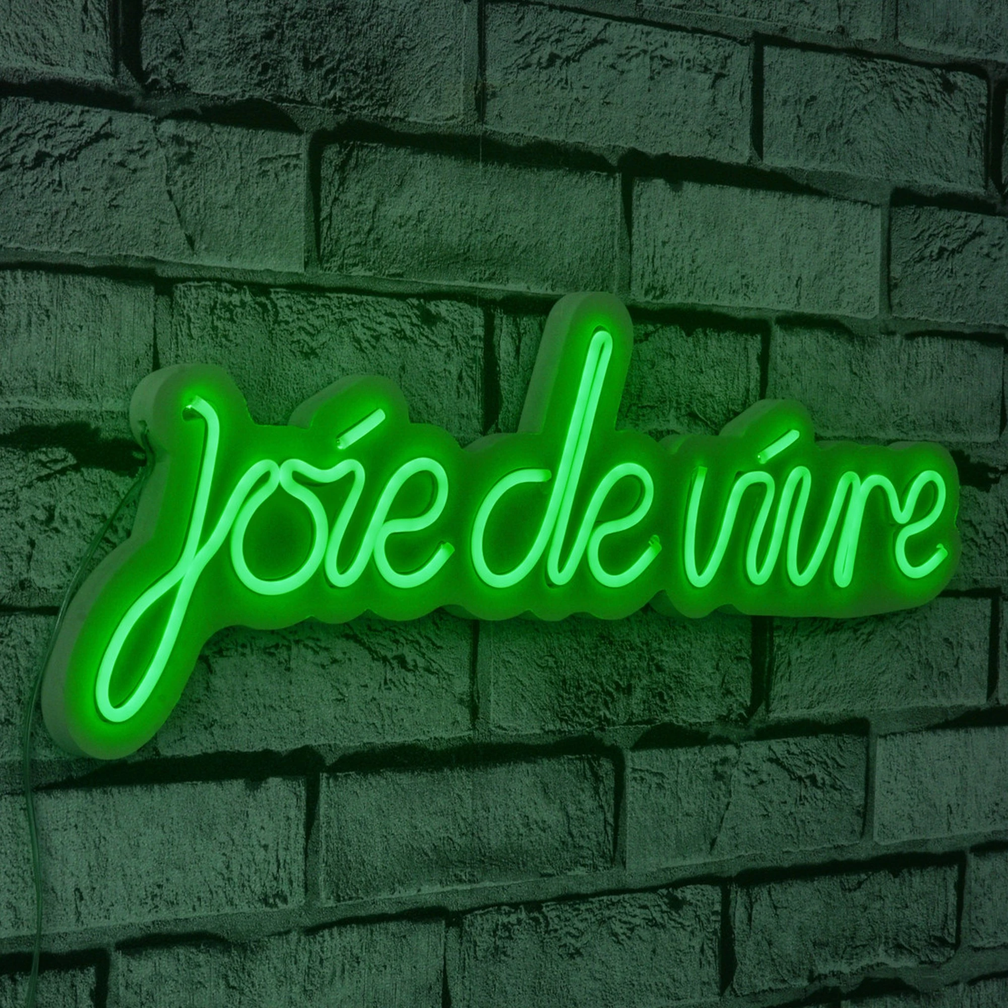 Dritë dekorative LED plastike, 'joie de vivre', ngjyrë e gjelbër