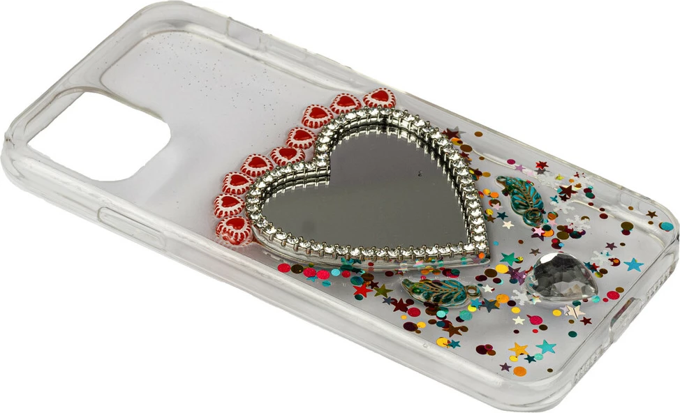 Fotroll Për Telefon Tech Time Heart shaped mirror (IP15PLUS)