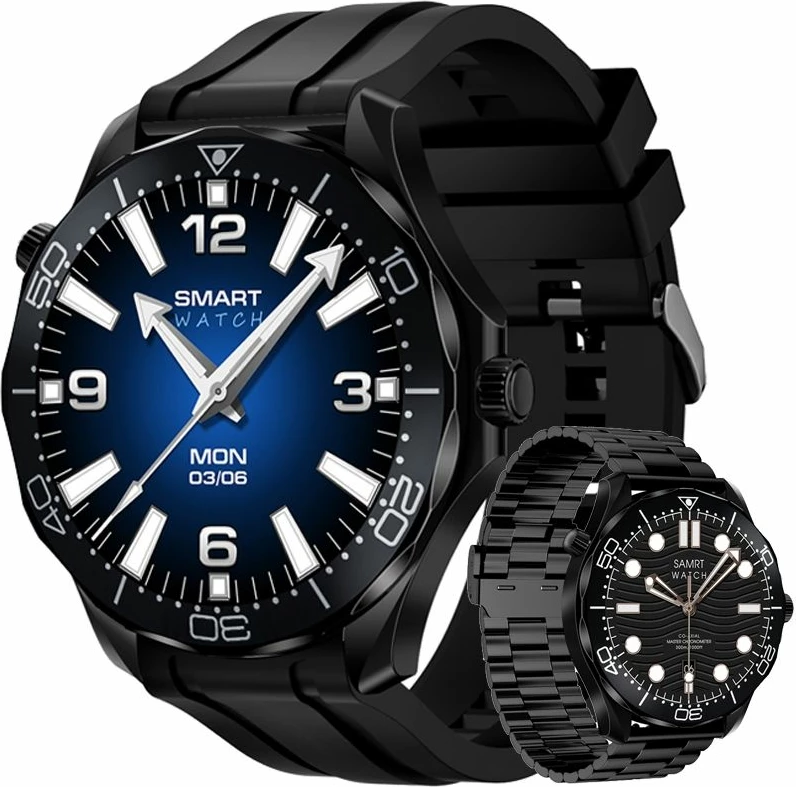 Smartwatch VELTORI unisex, e zezë