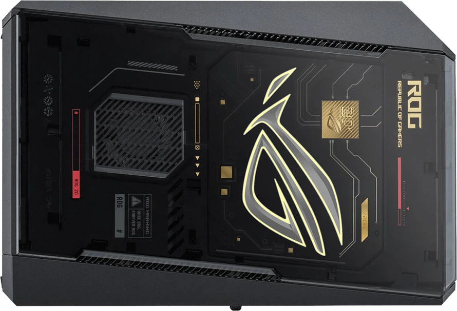 Kompjuter gaming ASUS ROG NUC 16 (20th Anniversary) RNUC16JNK9X8ADA2, Intel Core Ultra 9 290HX, GeForce RTX 5090 24GB, RAM 64GB (32x2), SSD 2TB, WiFi 7, Windows 11 Home, i zi