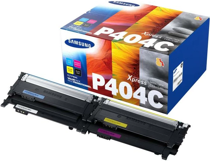 Toner Samsung CLT-P404C SU365A 1100-1700 fq CMYK set 4 copë
