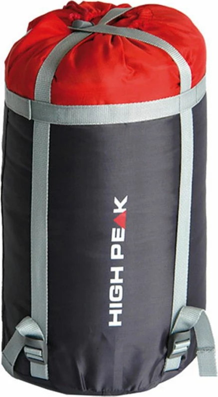 Çantë gjumi High Peak Redwood 3 L për turizëm, e kuqe dhe gri