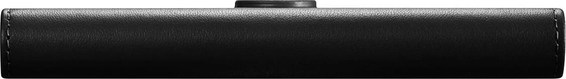 Mbështjellës iCarer Haitang Wallet për Samsung Galaxy S23, lëkurë, i zi