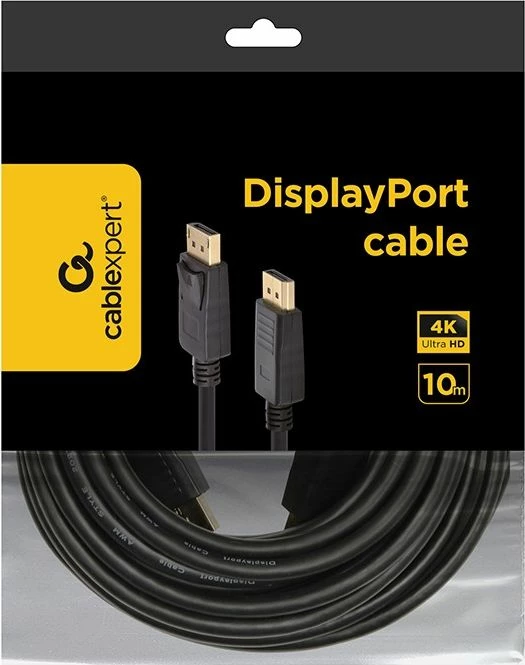 Kabllo DisplayPort Gembird CC-DP2-10M 10m 4K, e zezë
