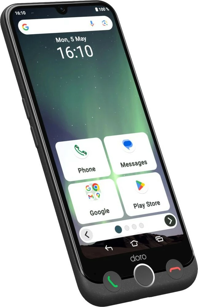 Celular Doro Aurora A30, 6.1", 5000mAh, 4G, graphit