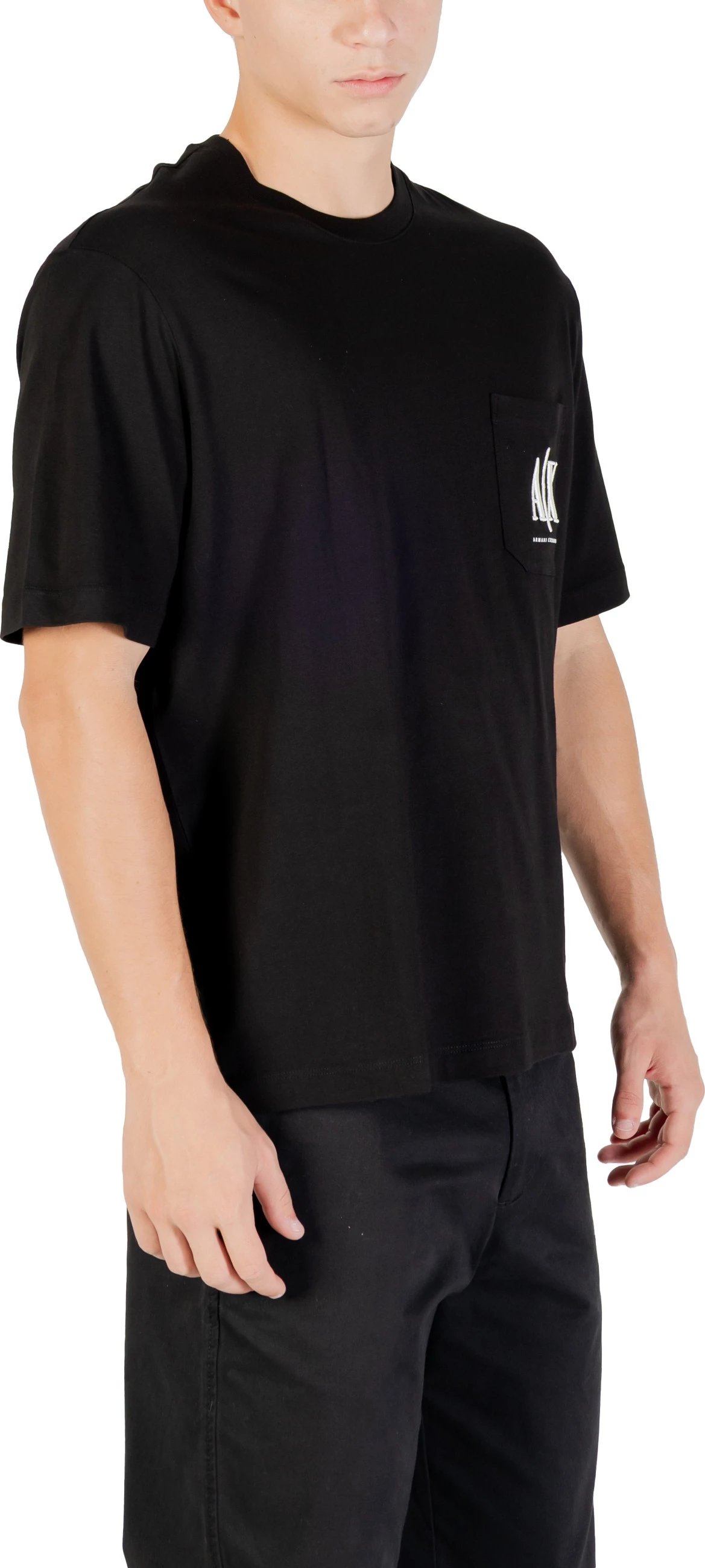 Maicë për meshkuj Armani Exchange XM000366 AF12308, e zezë [Madhësia: XS]