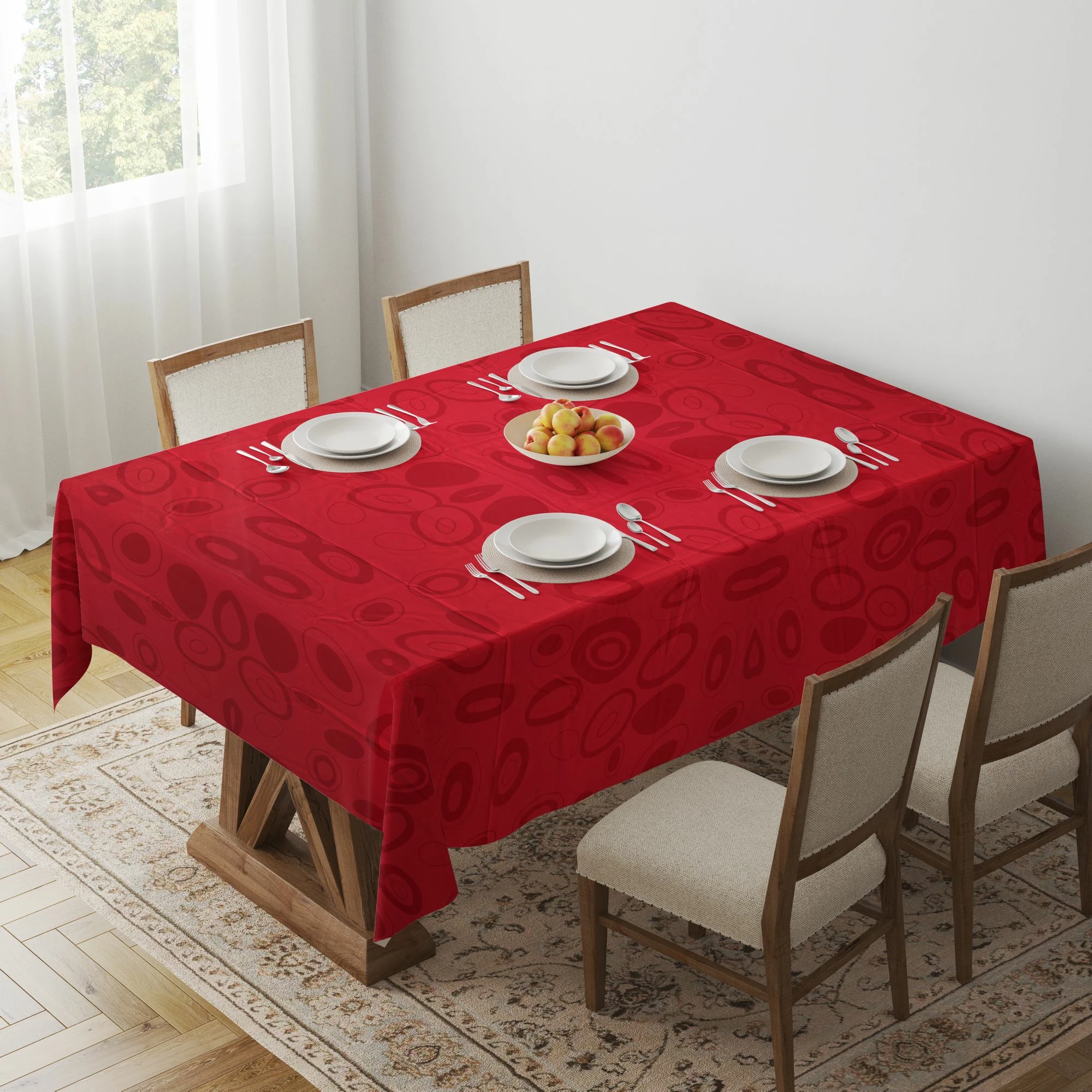 Mbulesë tavoline Hermia, Gravellamd2, 140x140 cm