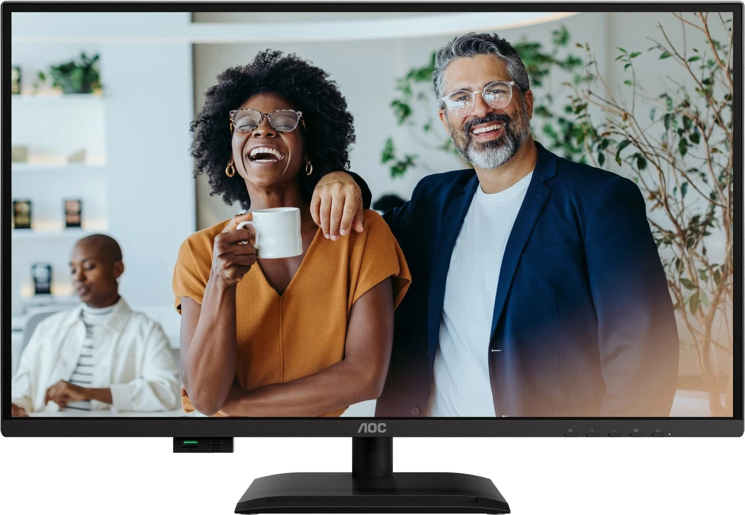 Monitor AOC Q27P4CV, 27 inch, QHD, IPS, 120Hz, USB-C PD96W, zi