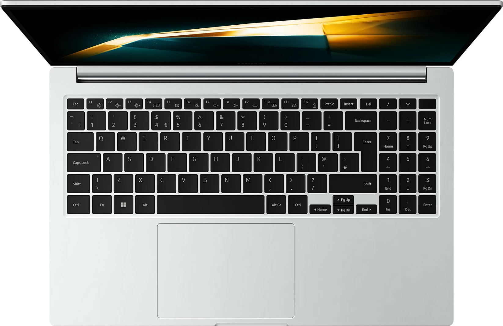 Laptop Samsung Galaxy Book4, Intel Core 5 120U, 16GB RAM, 512GB SSD, 15.6" FHD, Windows 11 Pro, AZERTY, argjendtë