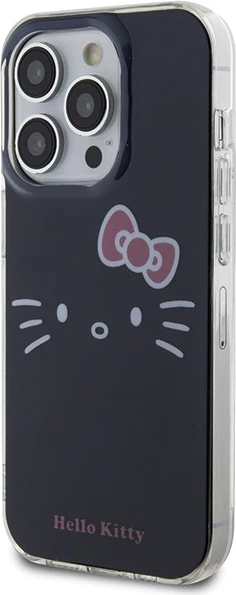 Mbështjellës Hello Kitty IML Kitty Face për iPhone 13 Pro Max, i zi