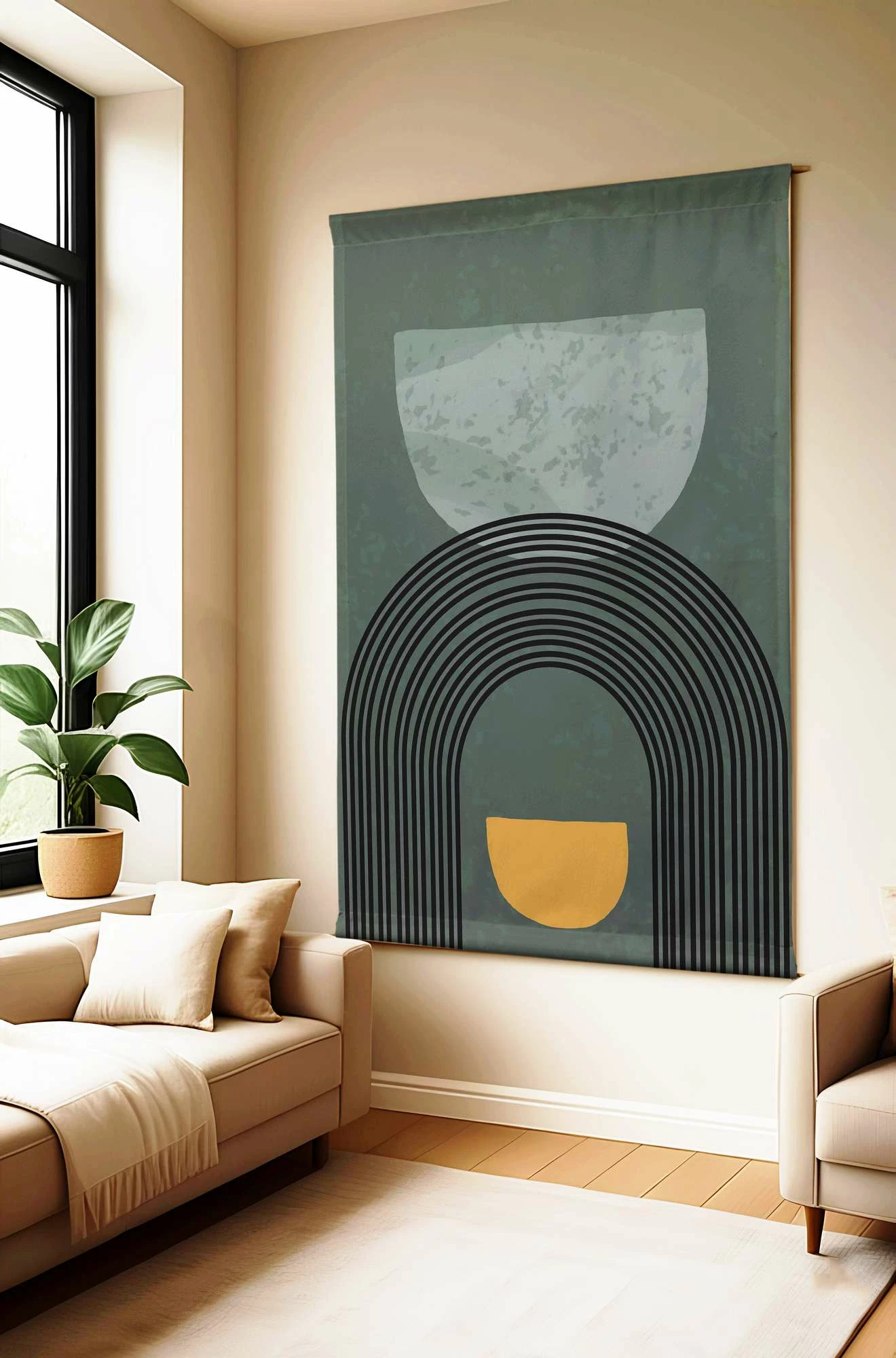 Pikturë dekorative poliestër Wallity, Polybaby 37, 70x120cm
