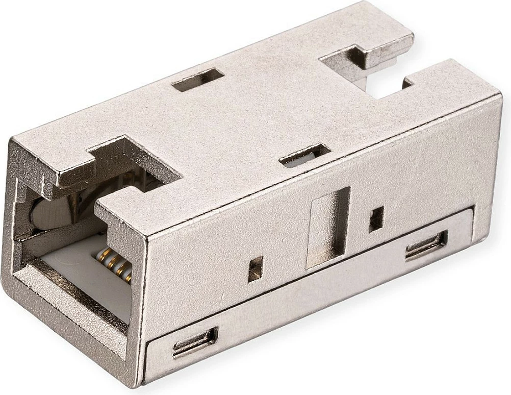 Konektor rrjeti ROLINE 21.17.3097, RJ-45 Cat6a me shielding, metal, Silver