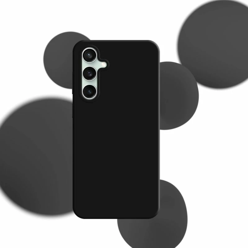 Mbrojtëse silikoni për Samsung Galaxy S23 FE 3mk, e zezë