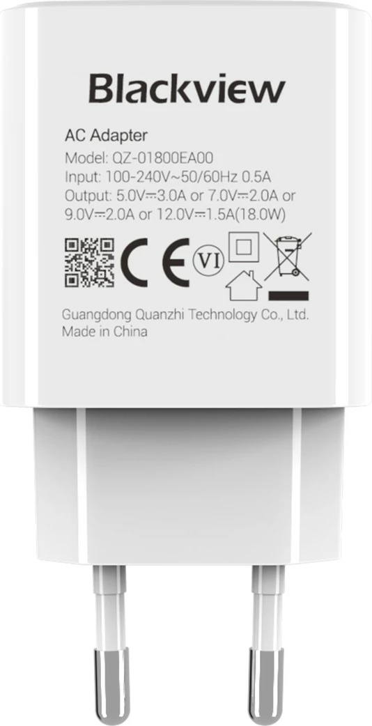Karikues muri Blackview CHAR-18W/BV, 18W, USB Type-C, Bardhë