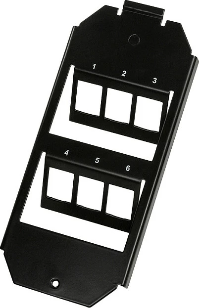 Insert kuti dyshemeje LogiLink Keystone, 2x3 module, i zi