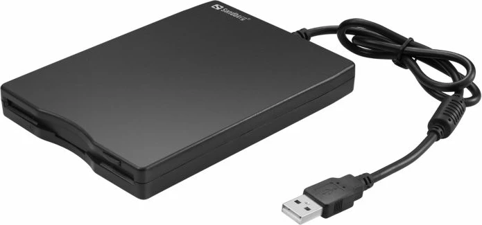 USB floppy drive ekstern Sandberg 133-50, 3.5\" 1.44MB/720KB, USB-A (USB 2.0), i zi, set me manual