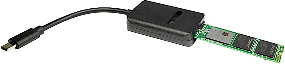 Adapter Inter-Tech K-1696-P2, USB-C -> M.2 SSD, i zi