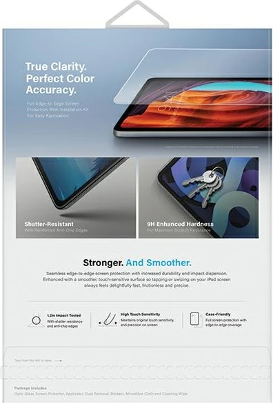 Mbrojtës ekrani xham i temperuar UNIQ Optix Clear me aplikator për iPad Pro 11" (2024)