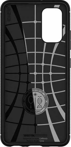 Mbështjellës Spigen Rugged Armor për Samsung Galaxy A72/A726 5G, silikon, i zi