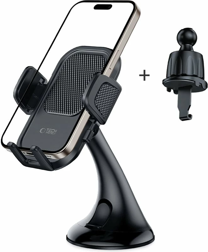 Mbajtës celulari Tech-Protect V8 për veturë, i zi