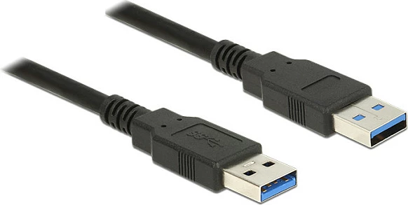 Kabllo USB DeLOCK 85060, USB-A në USB-A, 1 m, USB 3.2 Gen 1, e zezë
