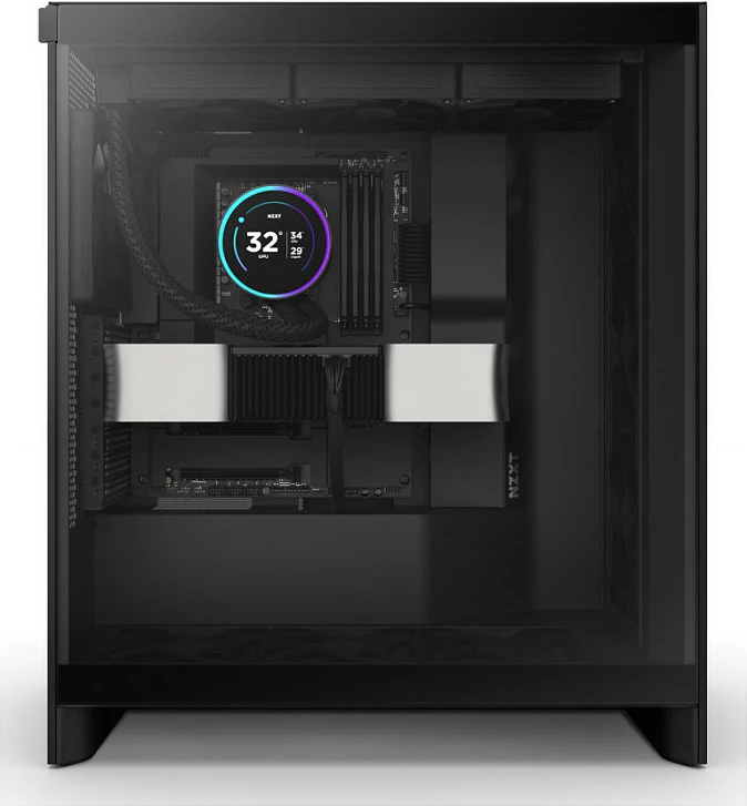 Ftohës uji AIO për CPU NZXT Kraken Elite V2 360, LCD Display, 3x120mm, i zi
