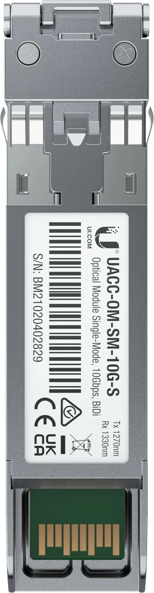 Modul optik Ubiquiti UACC-OM-SM-10G-S-20, 10000 Mbit/s, LC, çelik inox