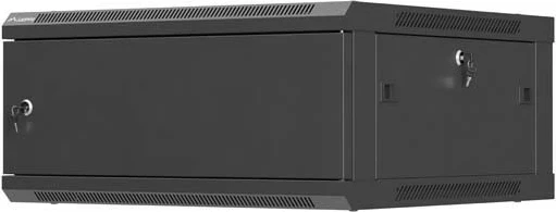 Kasë rack LANBERG 19" 4U, 600x600mm, e zezë, derë metalike