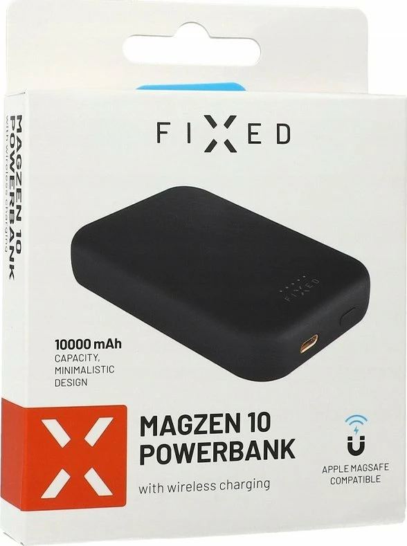 Powerbank Fixed MagZen 2nd Gen, MagSafe, 10000 mAh, USB-C PD 20W, i zi