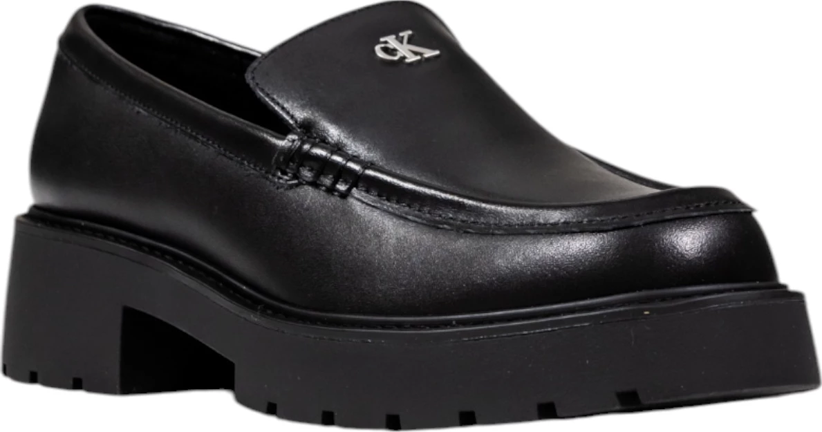 Këpucë loafer për femra Calvin Klein Jeans Combat Loafer HW LTH YW0YW01862, të zeza [Madhësia: 40]