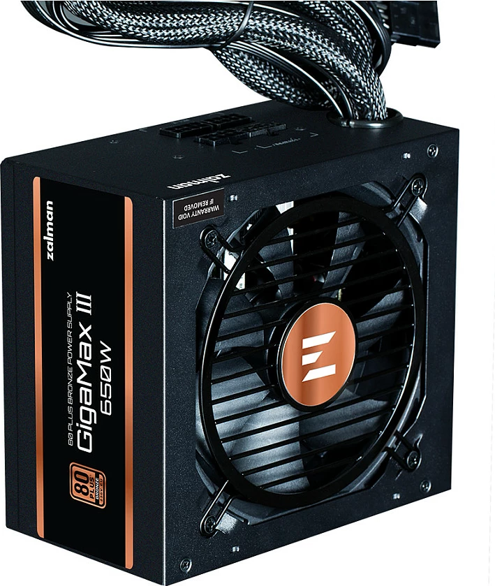 Furnizues energjie ATX Zalman GigaMax GVIII 850W, 80 PLUS Bronze, semi-modular, i zi