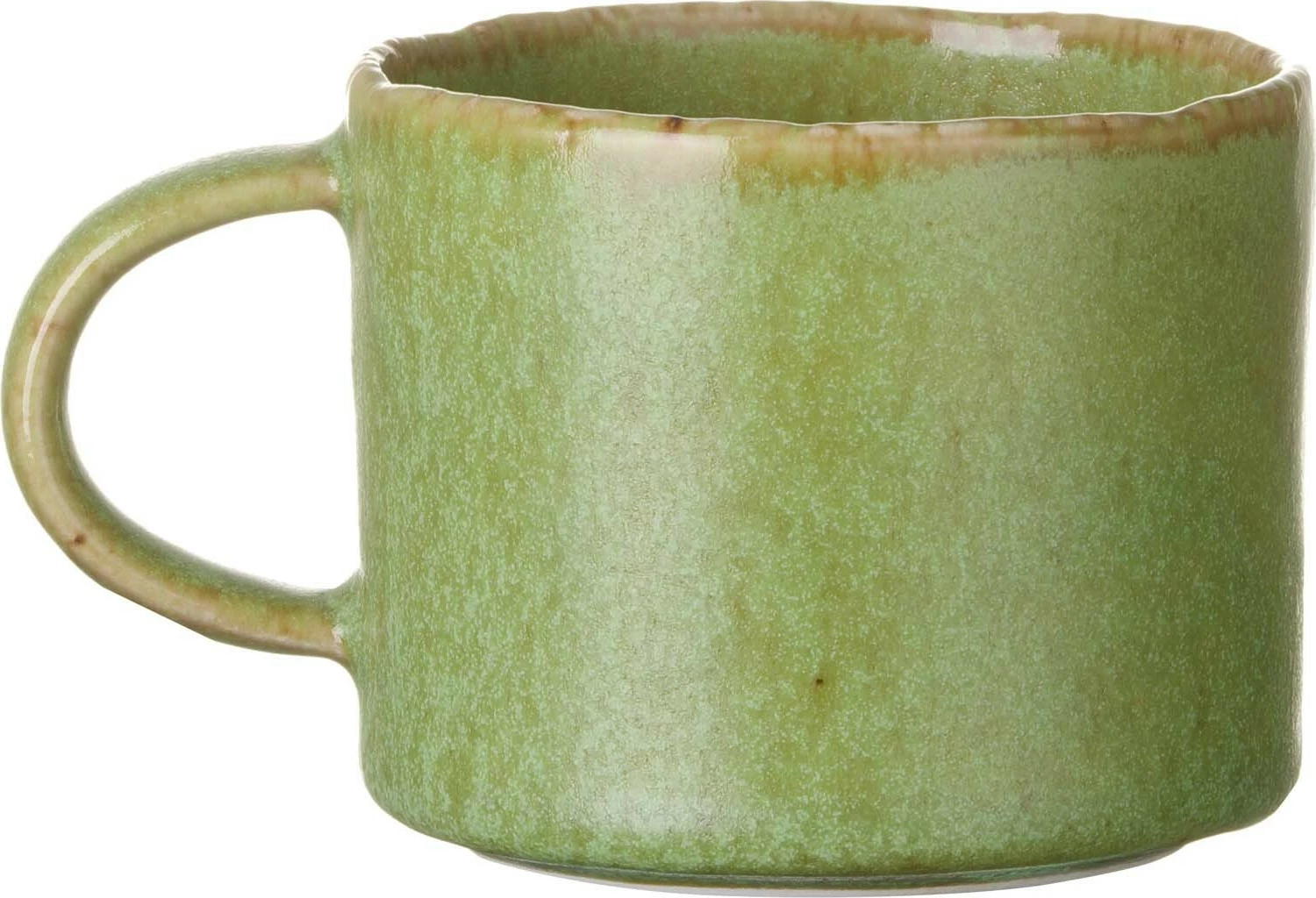 Filxhan cappuccino Fine Dine Edenic 200 ml, i gjelbër, set 3 copë