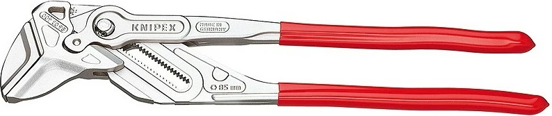 Klleshë Knipex 400mm, dorezë plastike, krom-vanadium, e kuqe