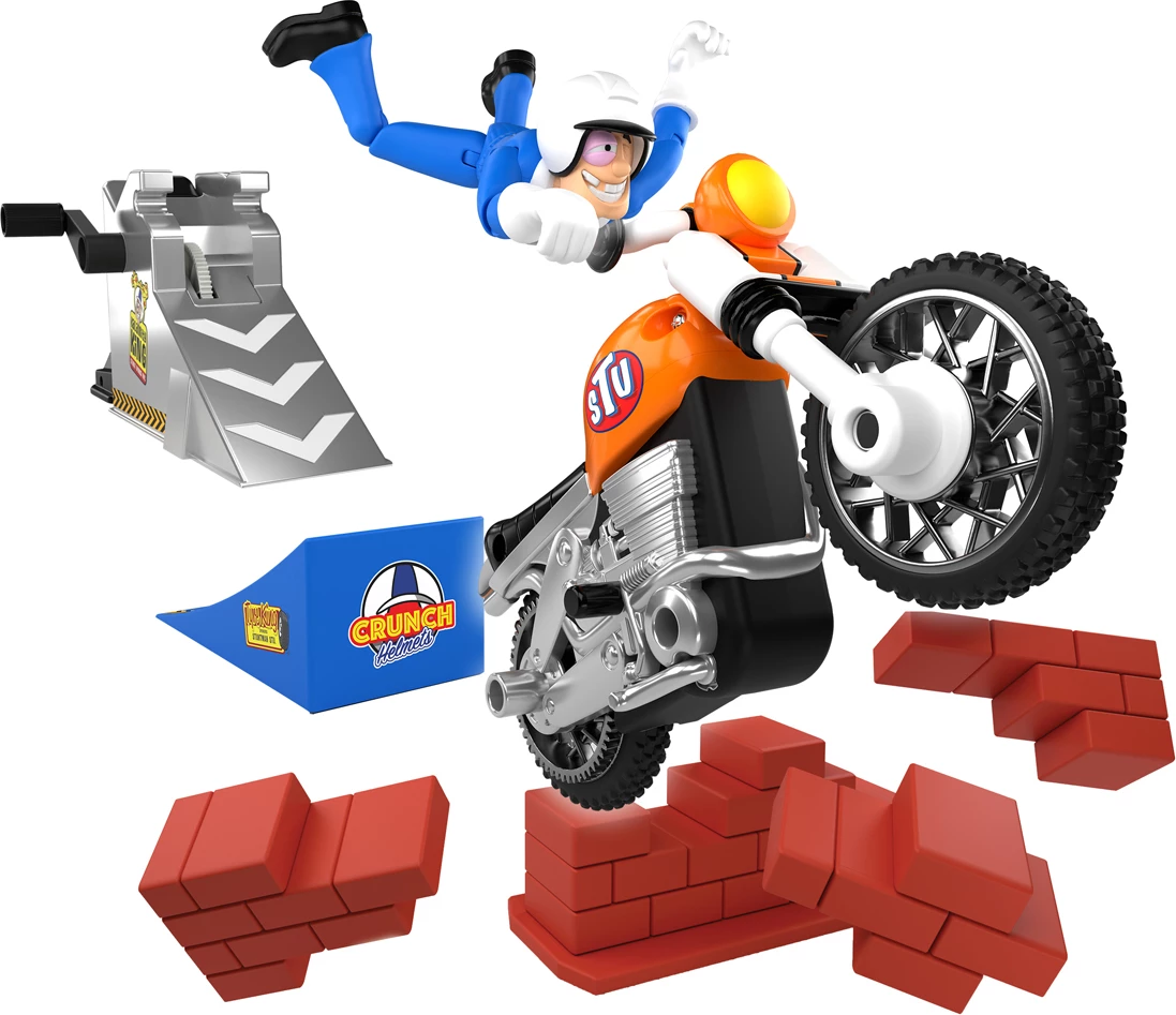 Stuntman Stu Nitro Boosh Stunt Bike Playset