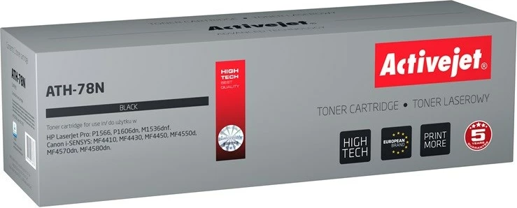 Toner zëvendësues Activejet ATH-78N për printer HP, i zi