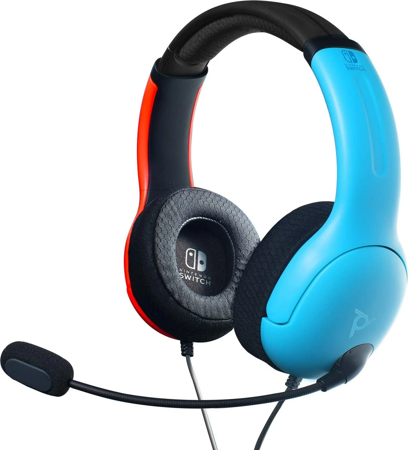 Kufje gaming PDP LVL40 Chat për Nintendo Switch, me kabllo, stereo, blu/kuqe