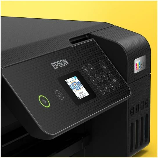 Printer multifunksional, Epson, EcoTank ET-2870 (C11CJ66421), A4, Inkjet 1200 dpi, 28-37 ppm, e zezë