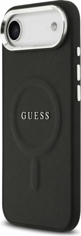 Kapak telefoni Guess Classic Logo MagSafe për iPhone Air, i zi