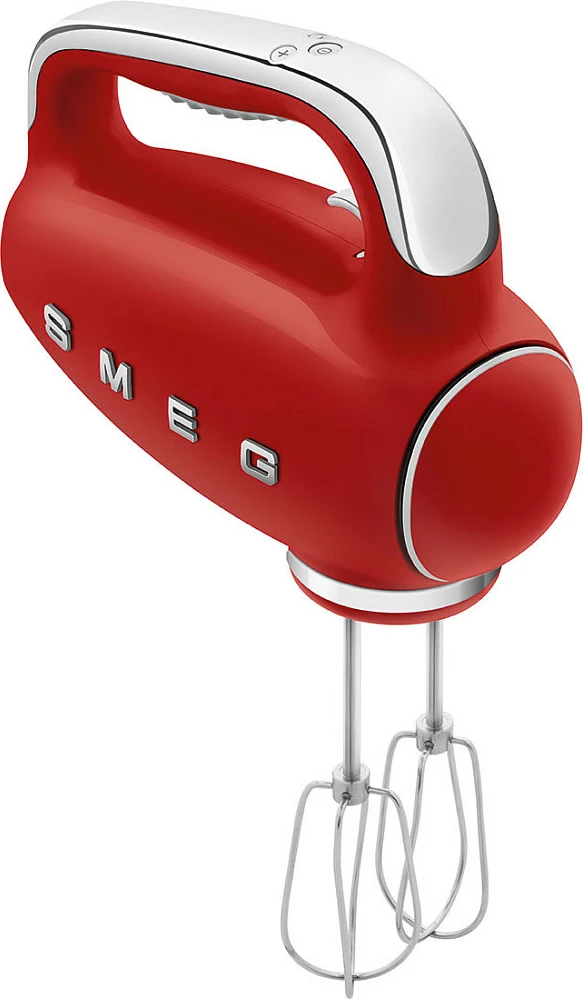 Mikser dore SMEG HMF01RDEU, 250W, 9 shpejtësi, Turbo, retro, i kuq