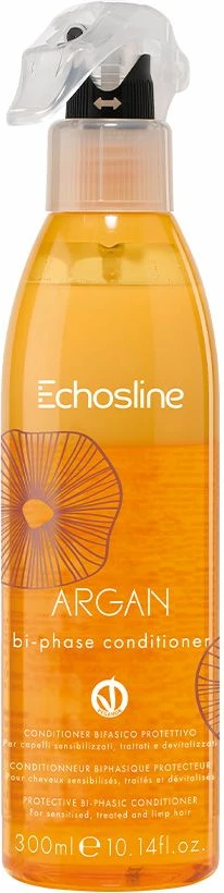 Balsam dy-fazore pa shpëlarje për flokë ECHOSLINE Argan për femra, 300ml