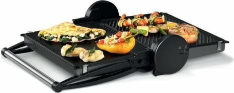 Grill elektrik BOSCH TCG4215, zi/argjendtë