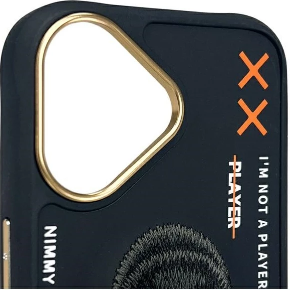 Mbështjellës Nimmy Cool&Cute 2.0 Monkey për iPhone 16 6.1", i zi, në kuti