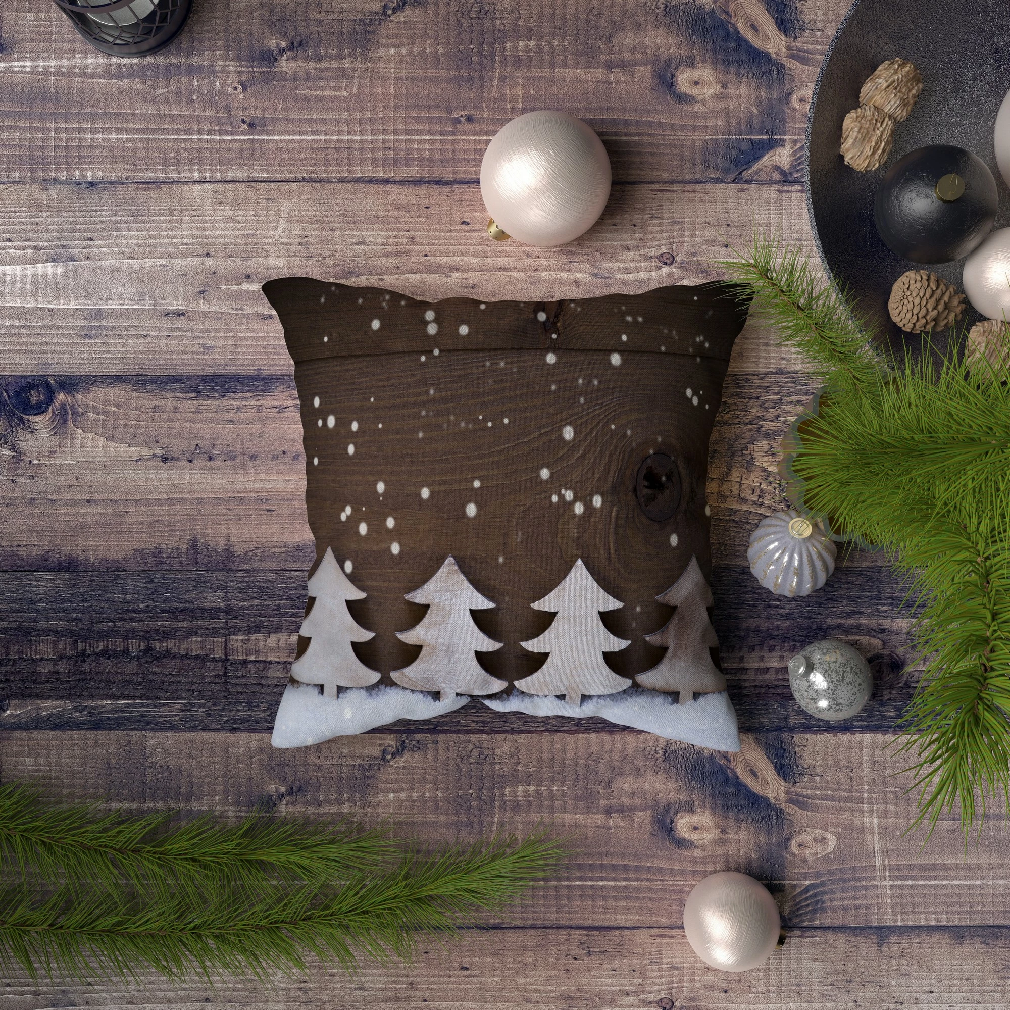 Jastëk dekorativ Aberto Design, NYXMAS143, shumëngjyrësh, 43x43cm