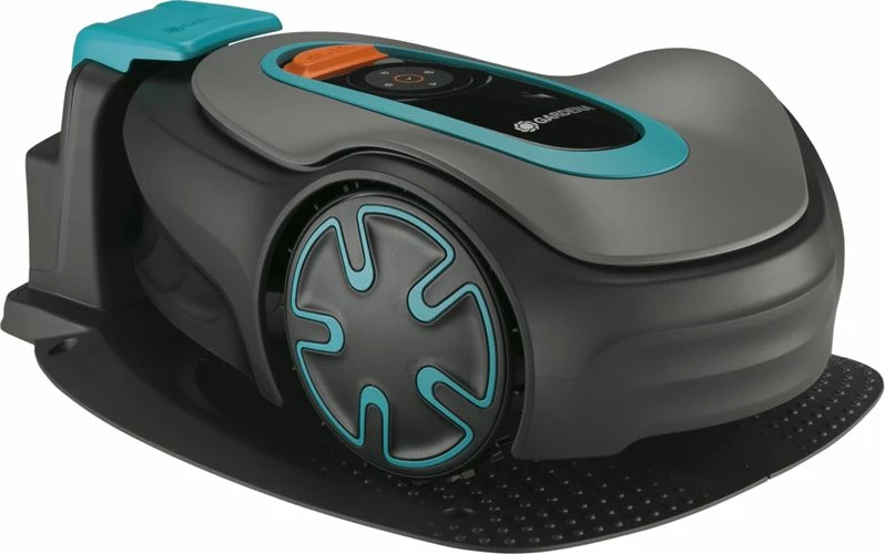Robot kositës bari Gardena SILENO minimo 250 (15201-32), për 250 m², Bluetooth, gri/turkuaz