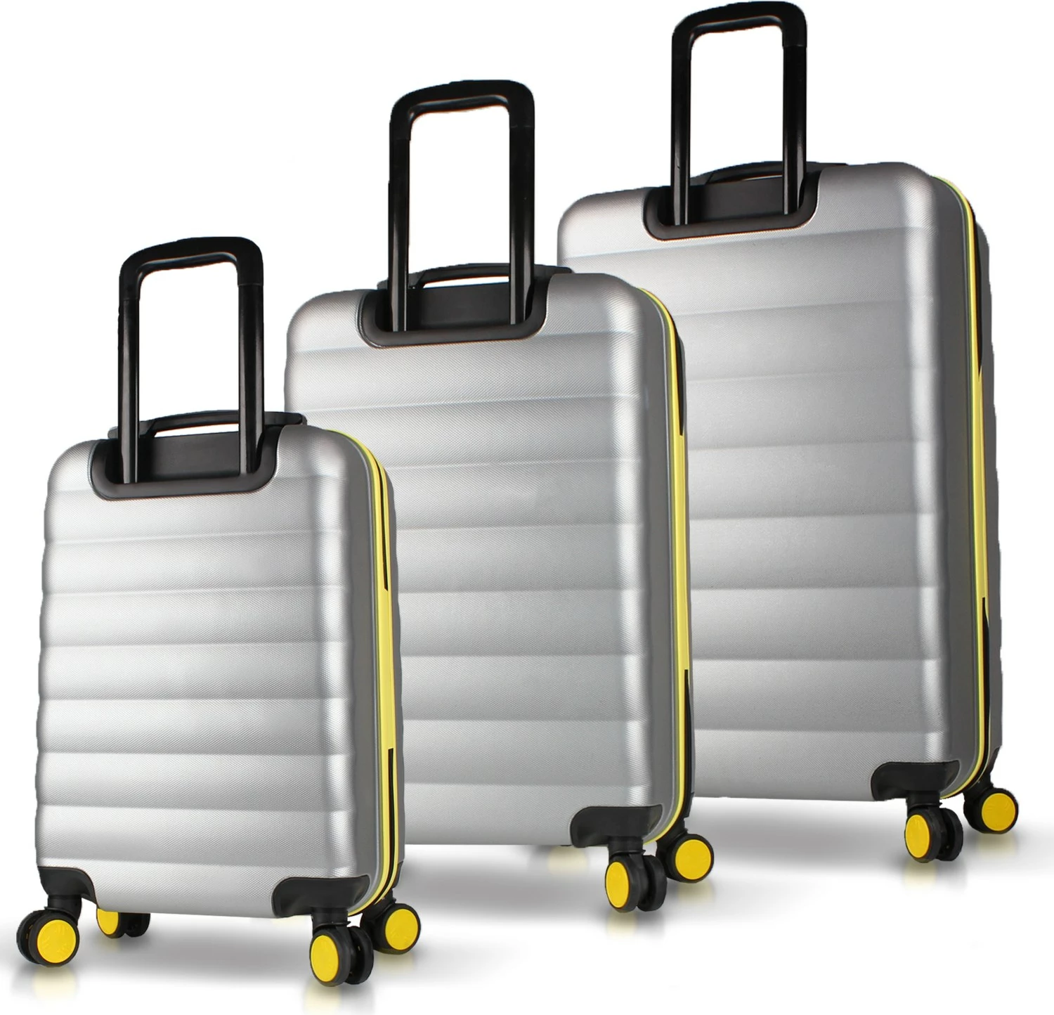 Set valixhesh (3 copë), ngjyrë gri, Zoozie Bags, 6407