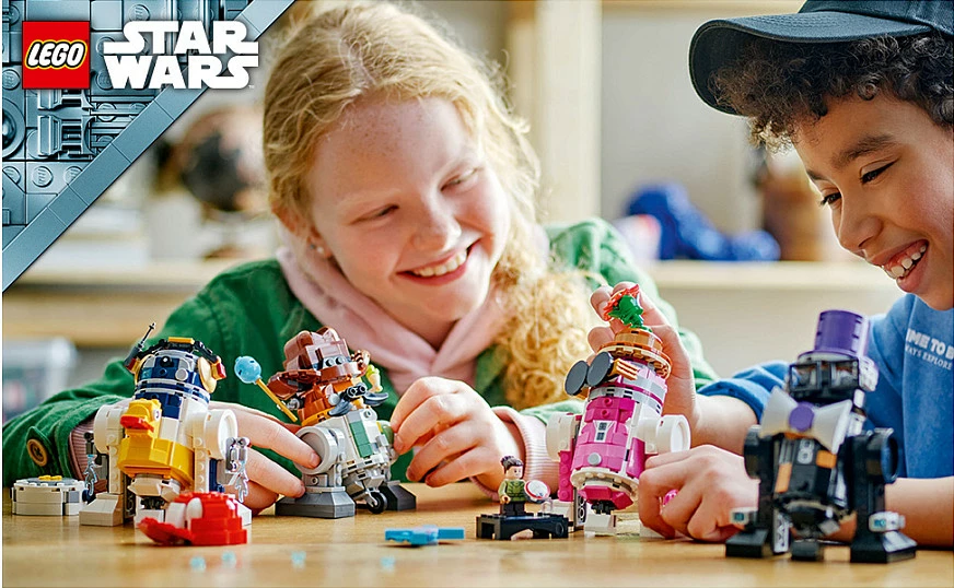 Set ndërtimi LEGO Star Wars Creative Play Droid Builder 75392, 1186 pjesë, 9+ vjeç, shumëngjyrësh