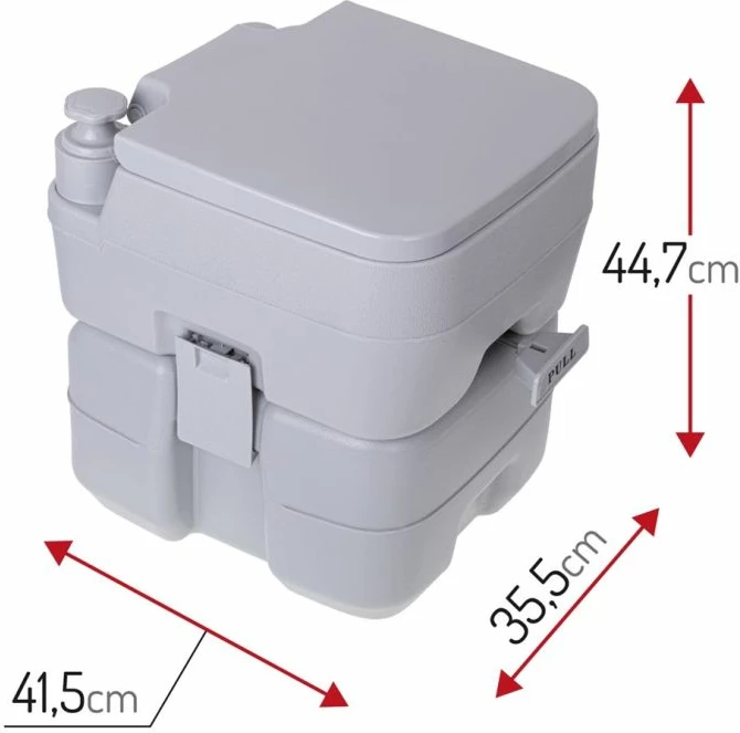 Toalet portativ Adler CAMRY CR 1035, gri